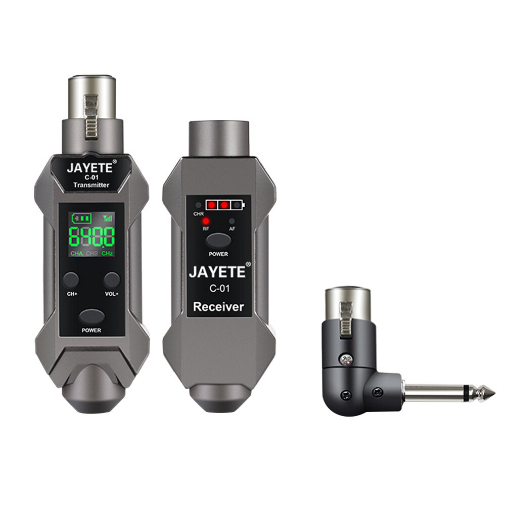 Sell Well【HOT 】Microphone Wireless Transmitter Receiver 30m-50m Pickup for Mixers Recorders