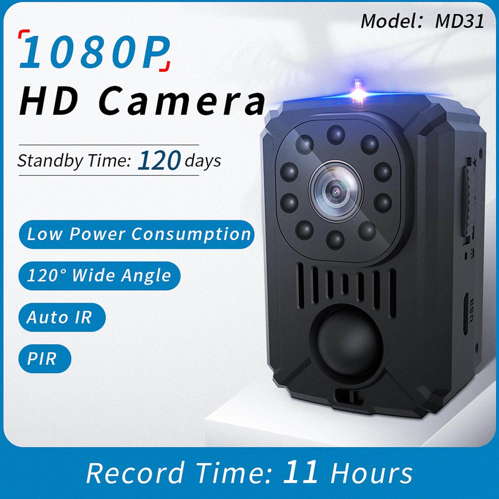 amagogo Mini Body Camera Video Recorder Portable Wearable cam Back Clip Design