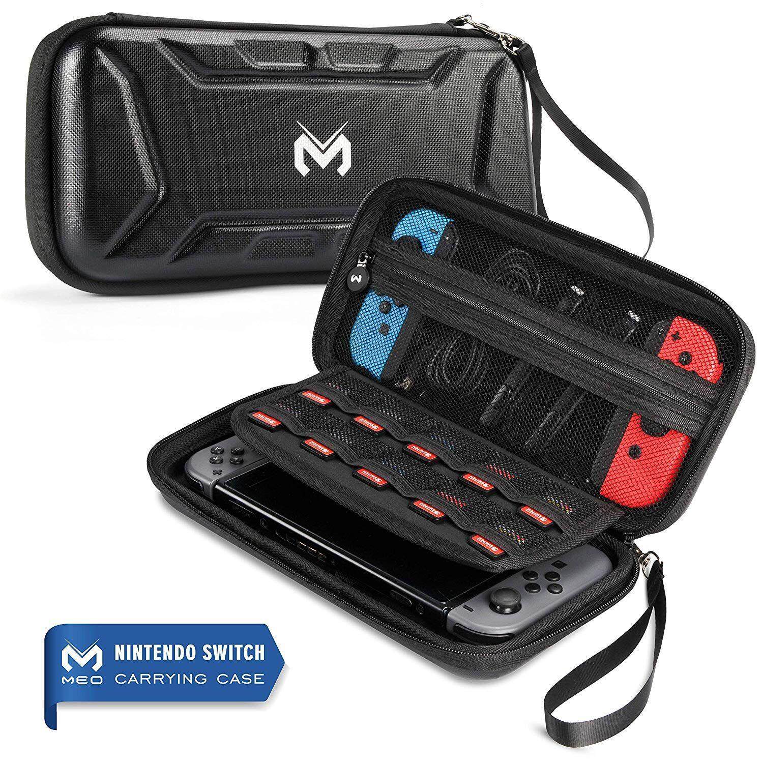 Nintendo switch carrying case-black hard protective portable travel carry case shell pouch for NIntendo Switch & NS OLED