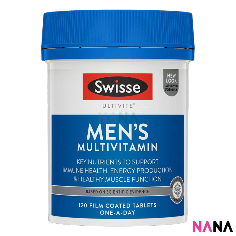 Swisse Ultivite Men's Multivitamin 120 Capsules (EXP:03 2026)