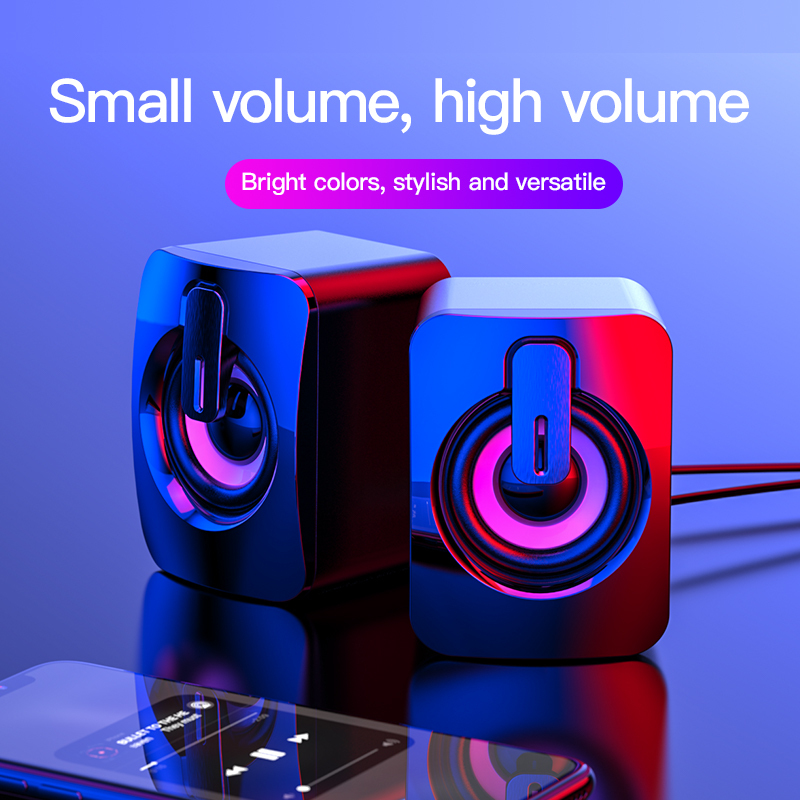 Niye Bluetooth Speaker USB Computer Speakers 3D Stereo Bass Sound Subwoofer Music Player for PC Laptop Desktop Multimedia Loudspeaker