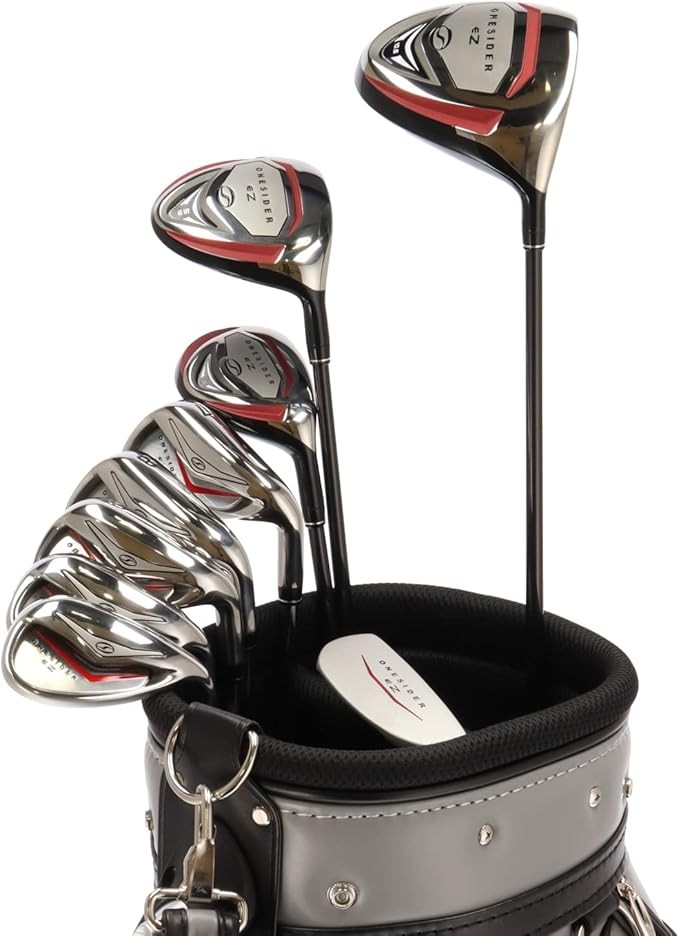 TSURUYA ONESIDER EZ Easet with Caddy Bag Golf Club Set [DR, FW#5, UT, I#7 - I#9, PW, SW, PT] Men's RH Right Handed