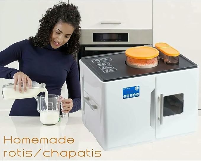 1800W Automatic Pancake Maker, 4 Programs Electric Roti Making Machine With Smart Display, 20 Pcs/One Time, 1.0-1.5 Mm Thickness Adjust, for Home, Restaurant, Supermarket, Snack Bar