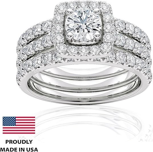 S925 Sterling Silver Adjustable Engagement Ring -1 Carat Natural Diamond Rings for Women in D-color VVS1 Clarity| Ideal for Wedding